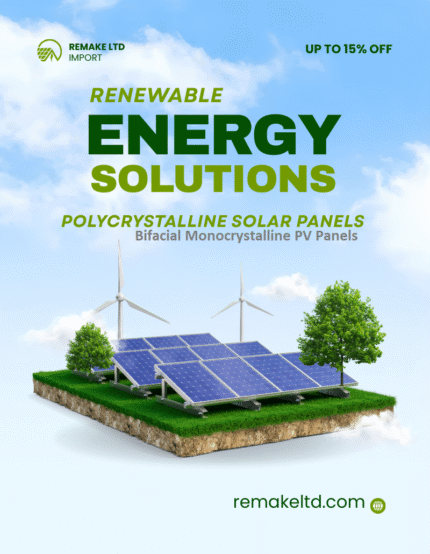 Bifacial Monocrystalline PV Panels